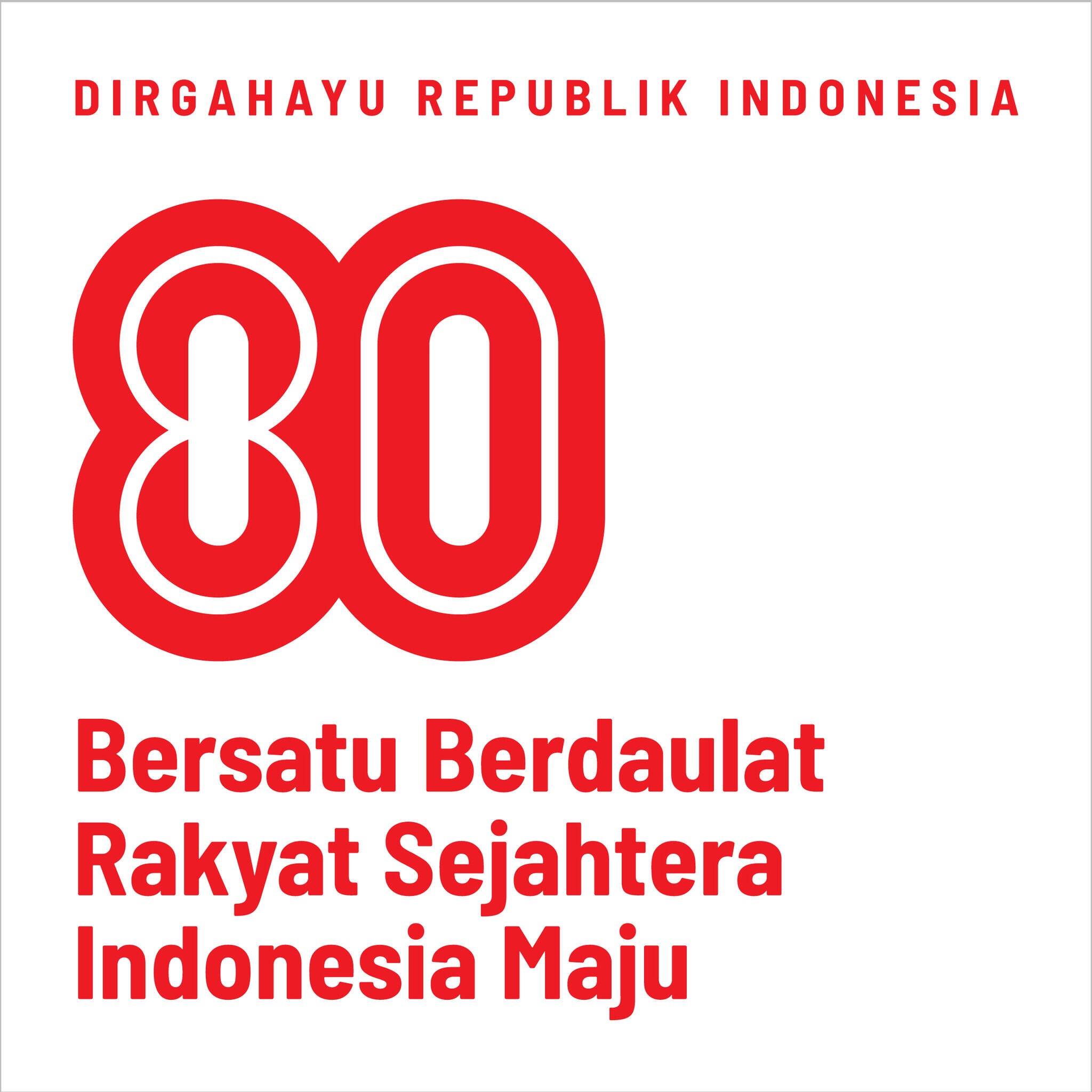 Link Download Logo HUT RI Ke-80 Hari Kemerdekaan Indonesia
