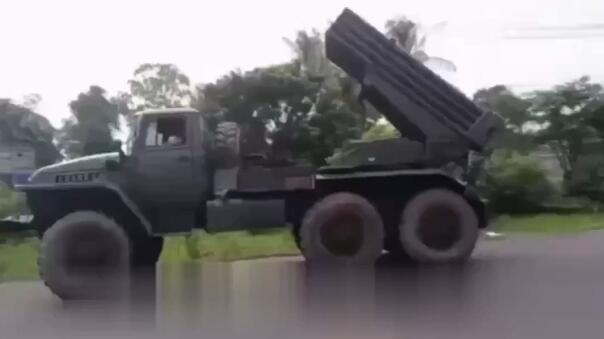 Kamboja Tembakan Peluncur Roket BM-21 Grad, Bikin Kerusakan Parah di Thailand