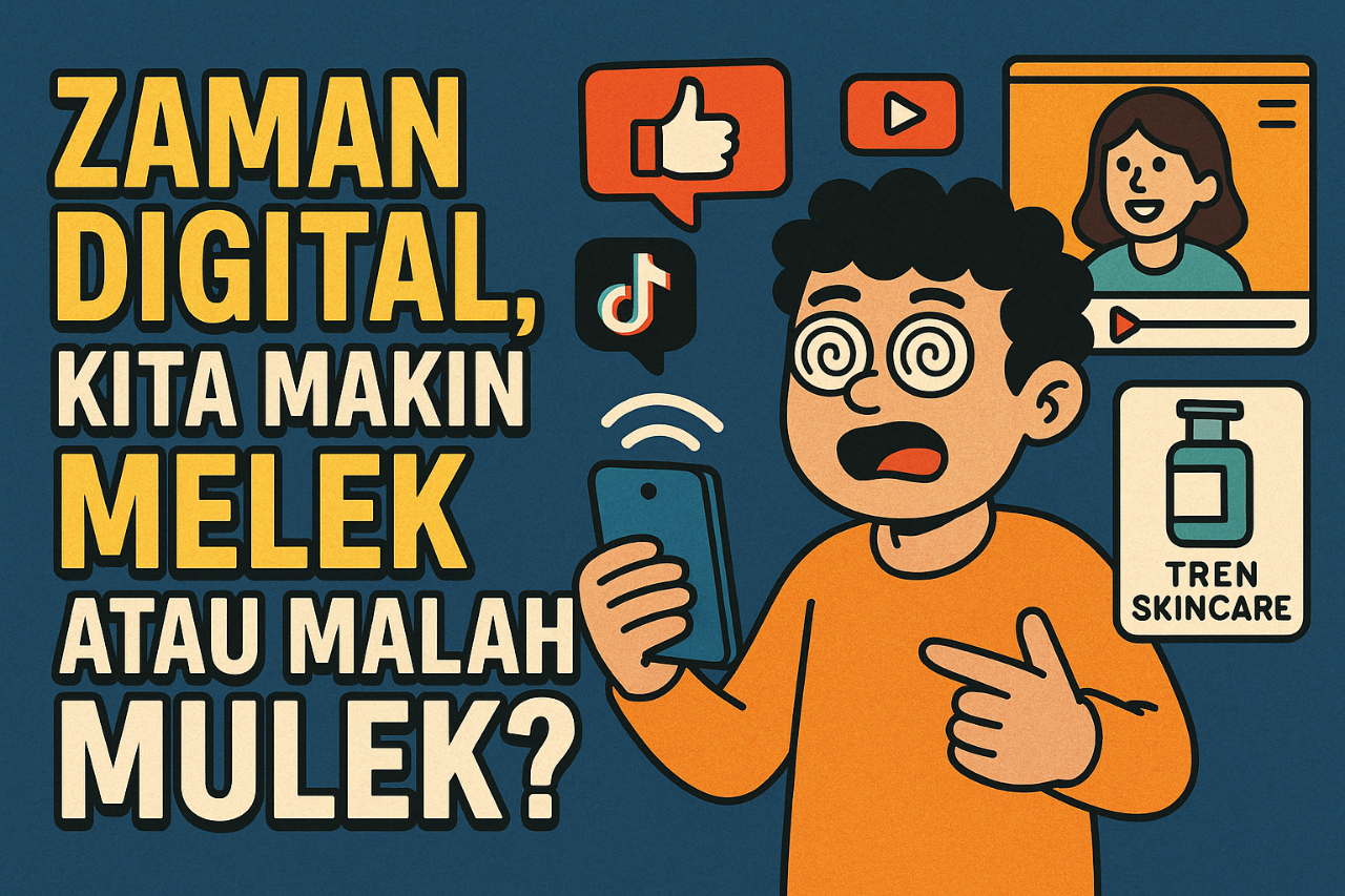 ZAMAN DIGITAL, KITA MAKIN MELEK ATAU MALAH MULEK?