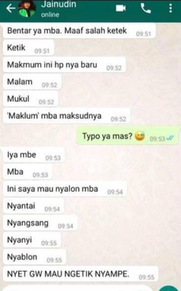 Chat Kocak Salah Paham Bahasa Inggris, Aduh Kacau!