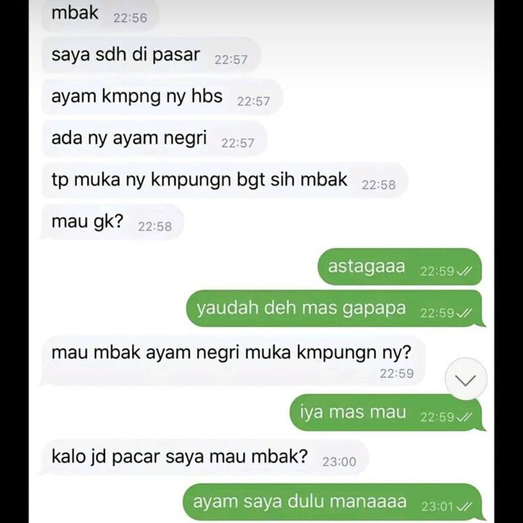 Chat Kocak Salah Paham Bahasa Inggris, Aduh Kacau!