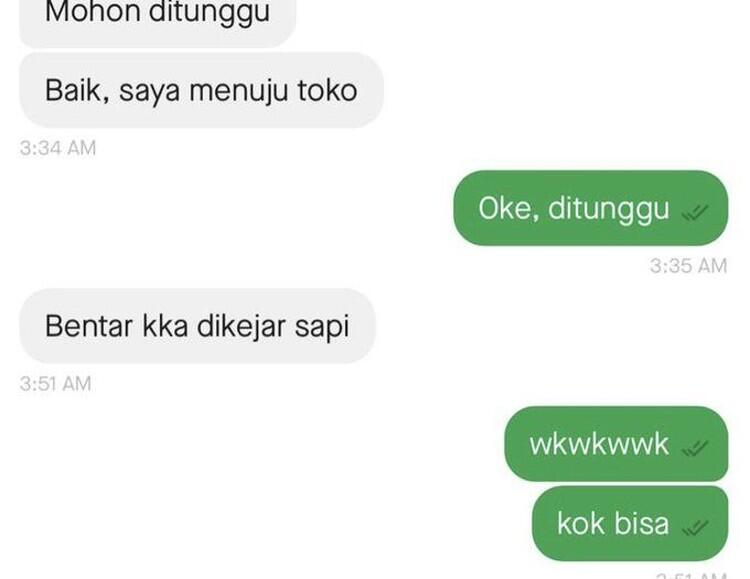 Chat Kocak Salah Paham Bahasa Inggris, Aduh Kacau!