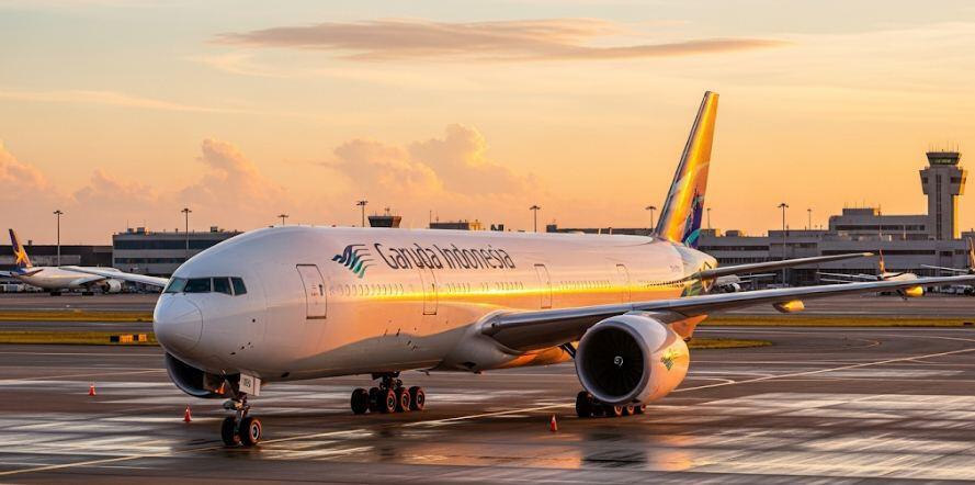 Mau tahu harga pesawat Garuda Indonesia Boing 777 300ER?