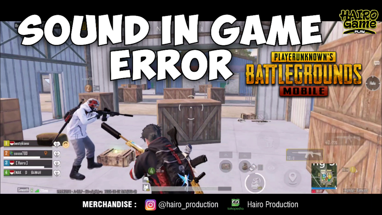 &#91;Video&#93; Sound in Game Error - PUBG MOBILE Gameplay
