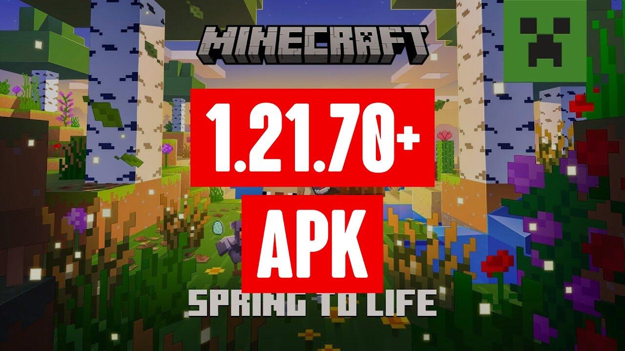Minecraft 1.21.70 Apk (MCPE) Descarga Gratuita para Android Última Versión 2025