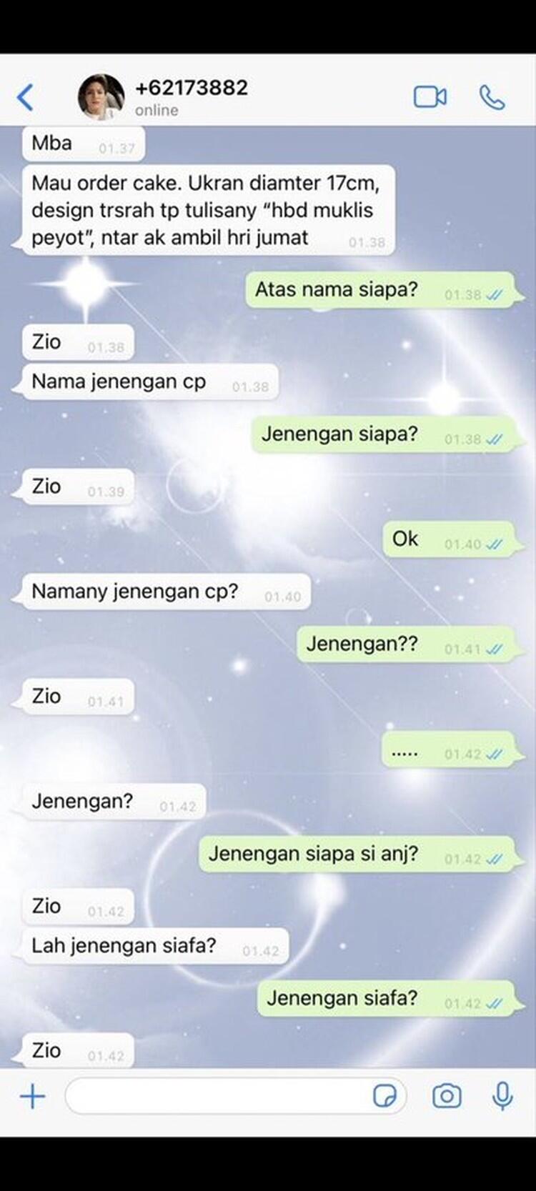 "Kumpulan Chat Random Paling Absurd, baca Sekali Langsung Ketawa"