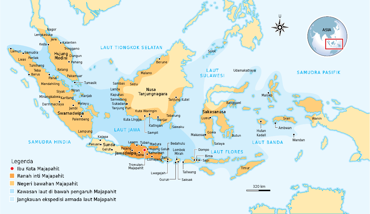 Dua Peta Satu Imajinasi: Majapahit dan Dutch East Indies