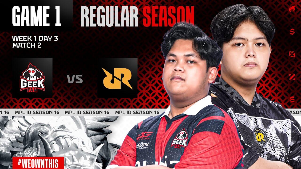 Geek Fam Taklukkan RRQ Hoshi di MPL ID Season 16