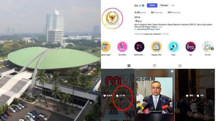 Instagram DPR RI Meledak, Satu Postingan Tembus 17 Ribu Komentar, Isinya Hujatan

