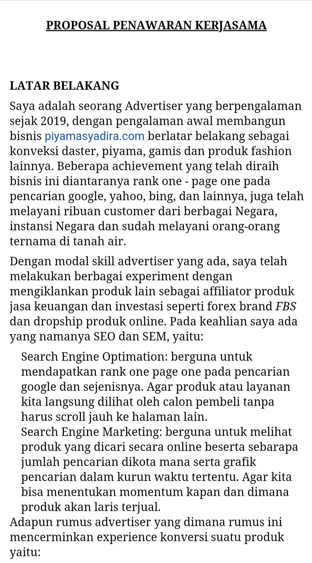 Cari Investor - Digitalisasi Advertising - Good ROI