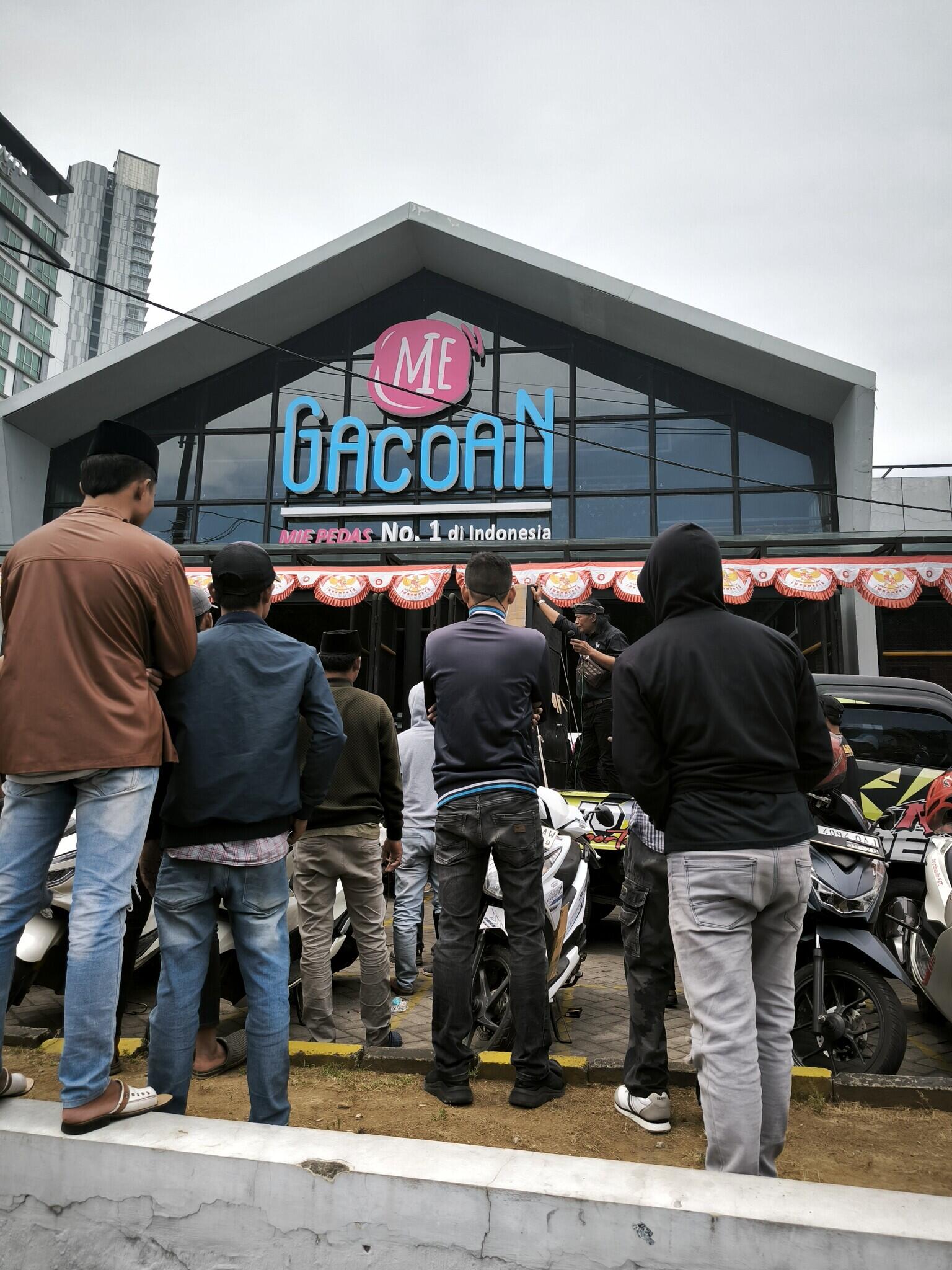 DEMO JUKIR DI MIE GACOAN