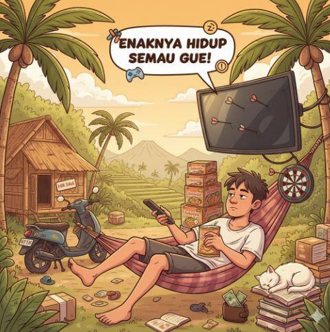 Enaknya hidup semau gue!