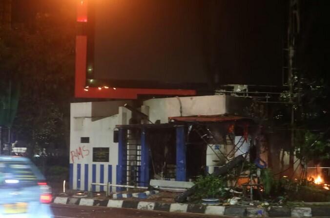 7 Pos dan 2 Kantor Polisi di Surabaya jadi Sasaran Amarah Massa Aksi Solidaritas