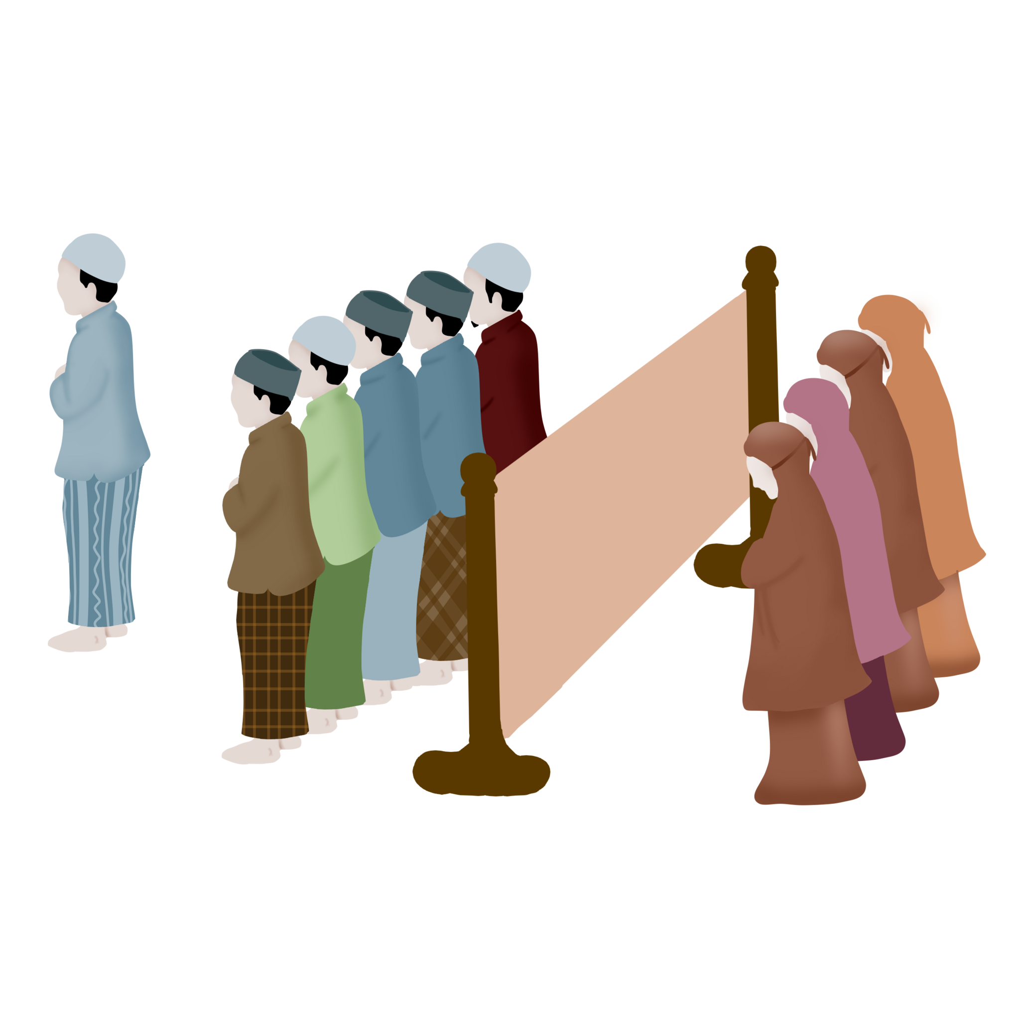 Pembatas Shaf: Fungsi dan Perannya dalam salat Berjamaah