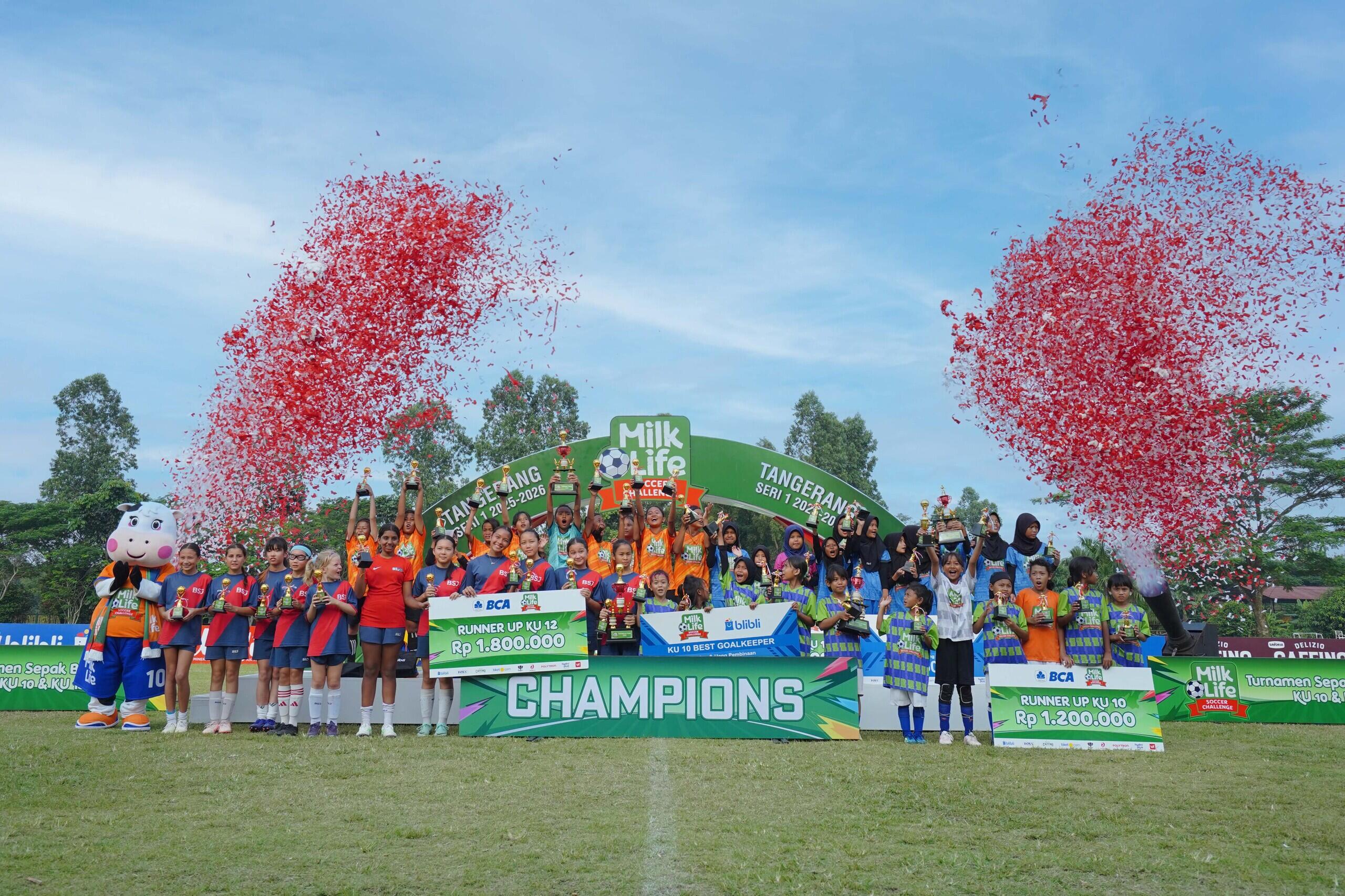SDN Pakulonan 02 dan SDN Pondok Kacang Timur 04 Jadi Juara Baru MLSC Tangerang