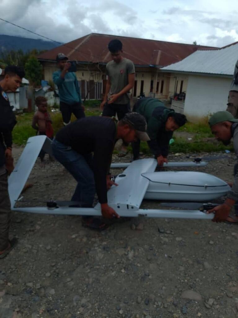 Diduga Ada Masalah Teknis, Drone TNI Jatuh di Papua