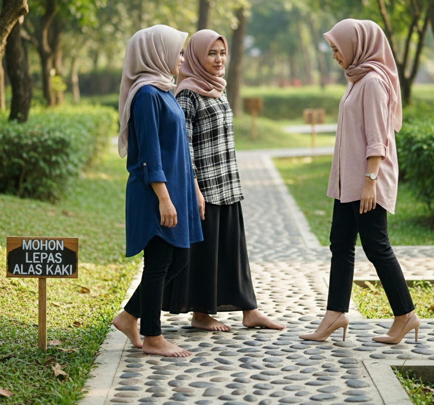 5 Manfaat Berjalan - Jalan di Taman