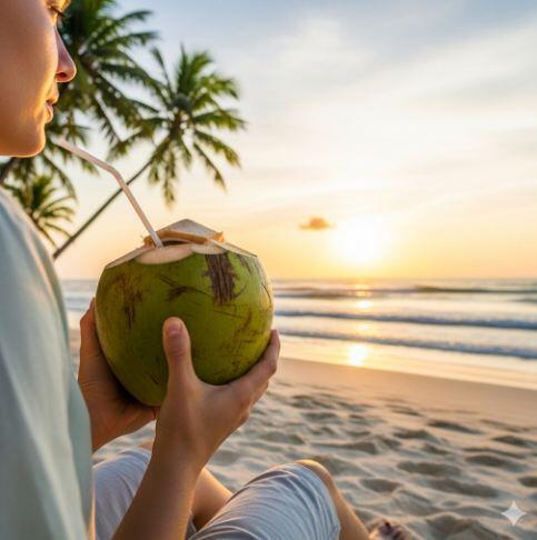 Manfaat minum air kelapa murni