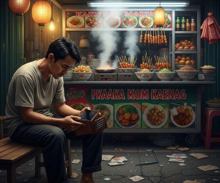 Ga enaknya kalau lagi bokek,mau nyengir aja rasanya berat.