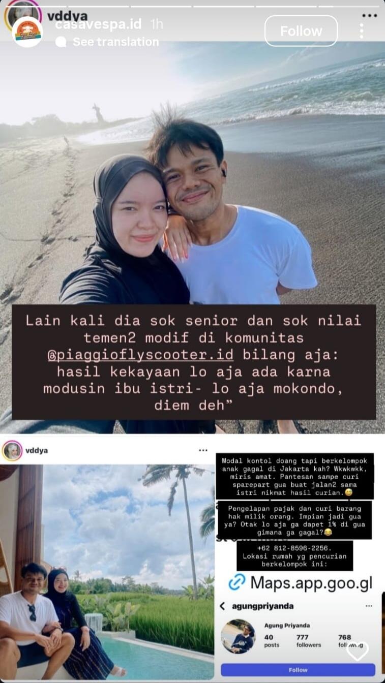 IG casavespa.id akun penipuan yang hobi doxxing korban dan sebar foto korban2nya