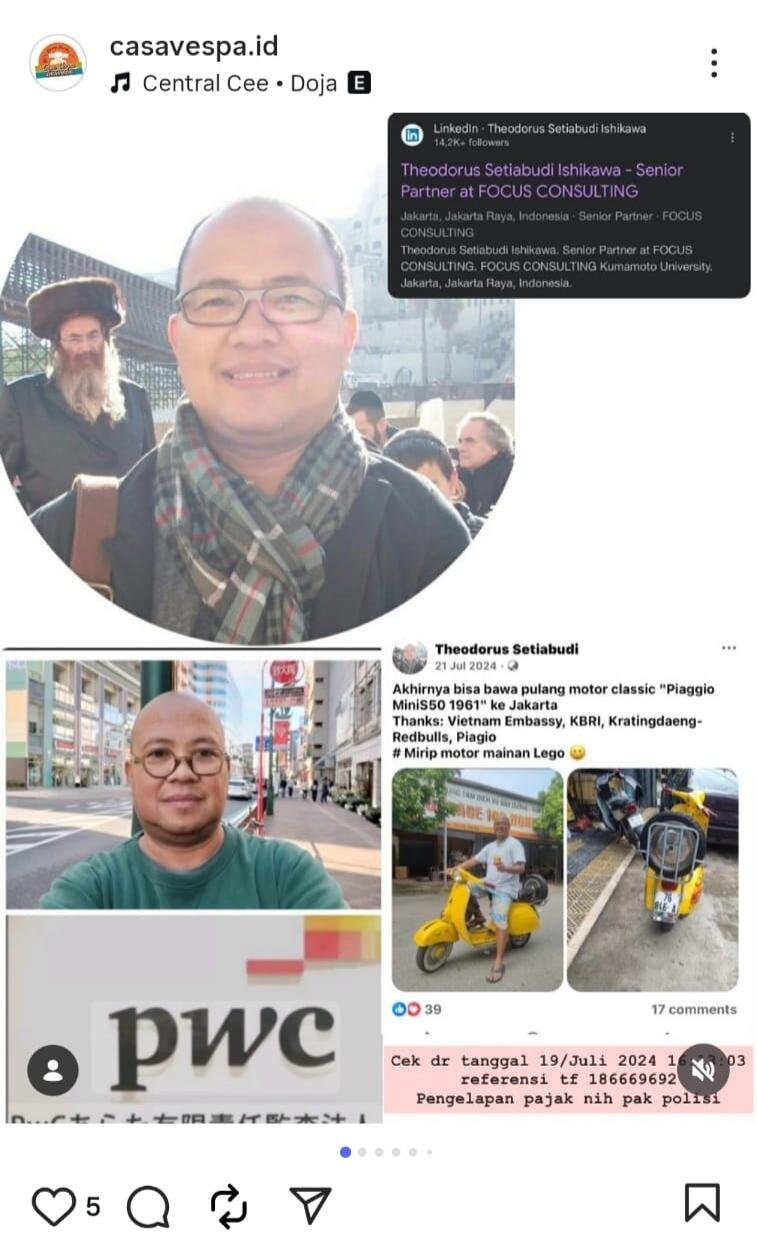 Saya Theodorus Setiabudi Ishikawa menjadi korban Pencemaran Nama Baik dan Doxxing