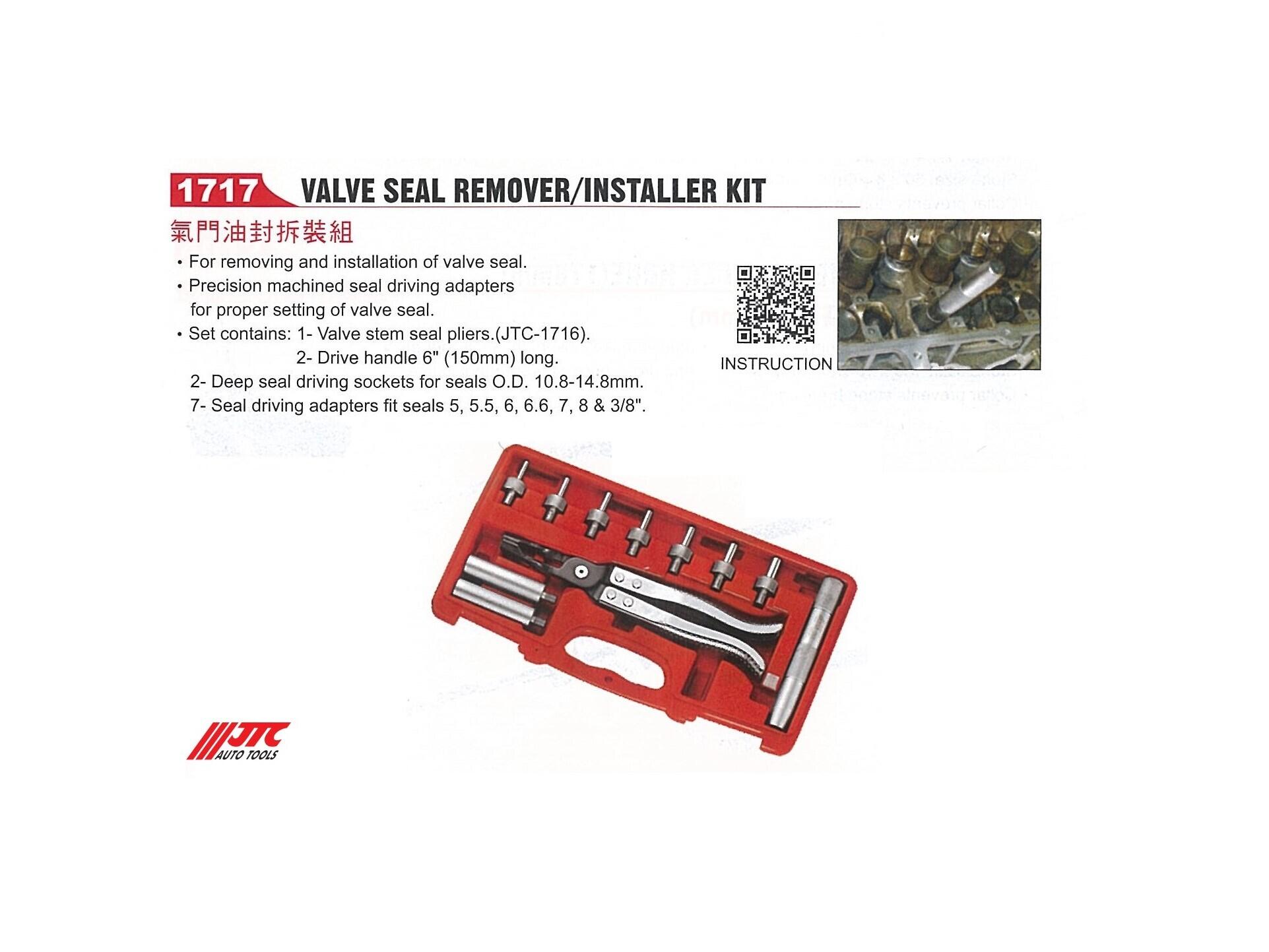 Valve Seal Remover or Installer Kit JTC-1717