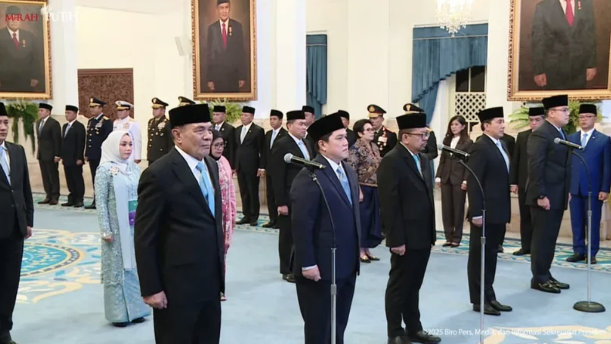 Daftar Menteri, Wamen, dan Kepala Badan/Lembaga yang Dilantik Presiden Prabowo