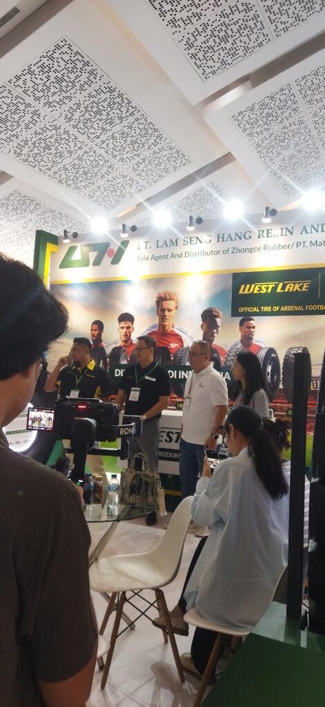 Melalui PT. Lam Seng Hang Ban Westlake dari ZC Rubber hadir di Mining Indonesia 2025