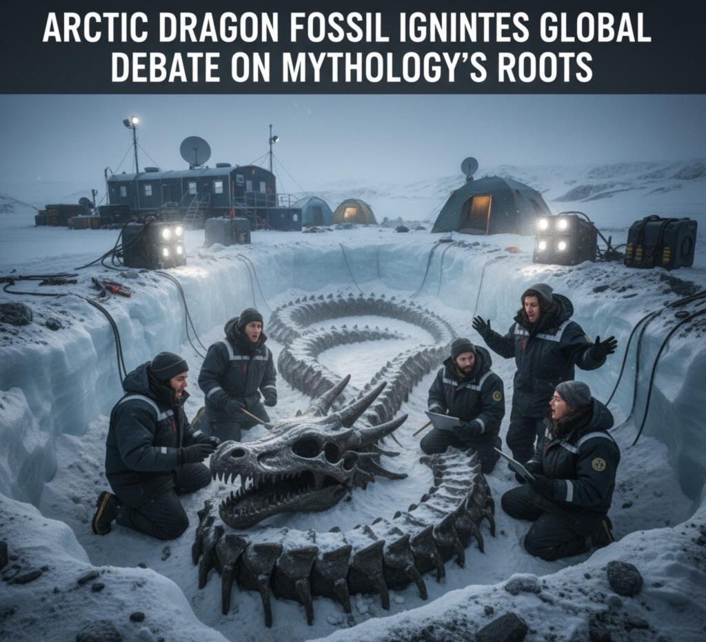 Para ilmuwan di Kutub Utara menemukan fosil naga yang membingungkan Sejarah