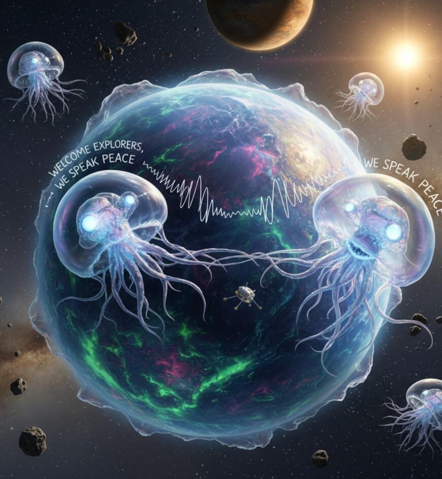 Planet Baru Ditemukan di Tata Surya, Dihuni Makhluk Seperti Jeli yang Mampu Berbicara