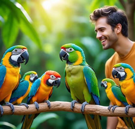 Burung beo kurang ajar,suka ngejek orang dengan kata kasar dan tertawa,