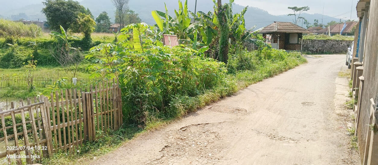 Tanah Dijual 600 m2 di Jl. Raya Nagreg Bandung Dekat Pasar Rebo Nagreg