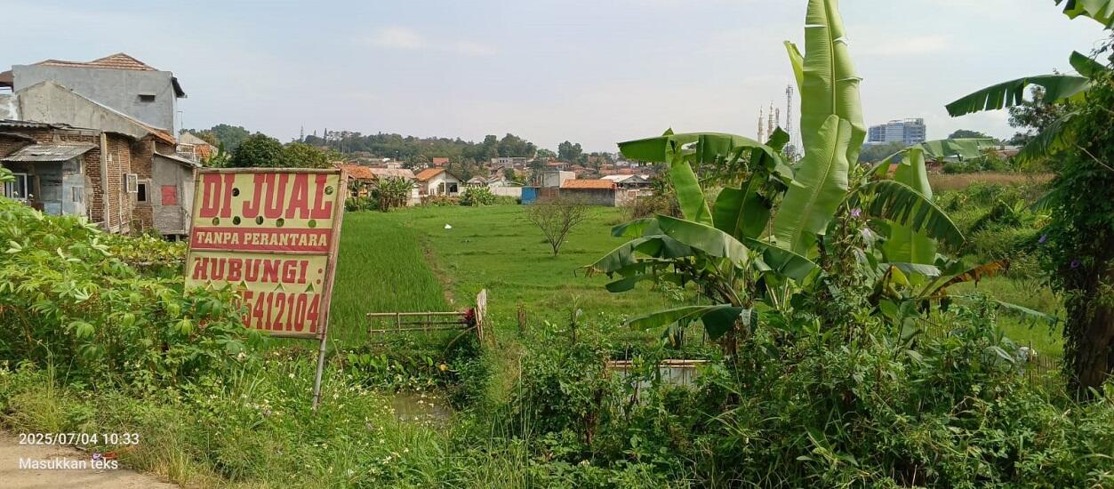 Tanah Dijual 600 m2 di Jl. Raya Nagreg Bandung Dekat Pasar Rebo Nagreg