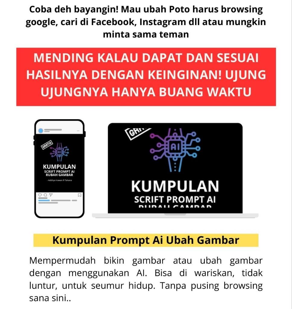Ratusan Kumpulan Script Prompt Ai Kemasan File Pdf Free Update