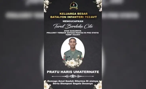 Satu Prajurit TNI Gugur dalam Kontak Senjata dengan OPM di Kiwirok