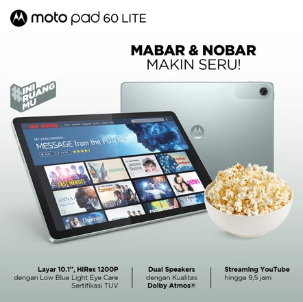 Moto Pad 60 LITE, Tablet Entry Under 2 Juta dari Motorola