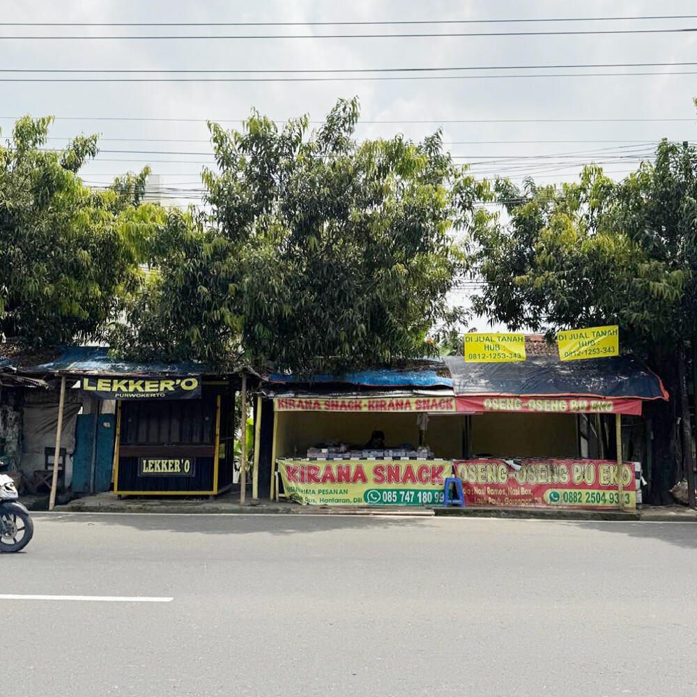 Tanah Dijual di Purwokerto Dekat Stasiun Purwokerto, Alun Alun Purwokerto