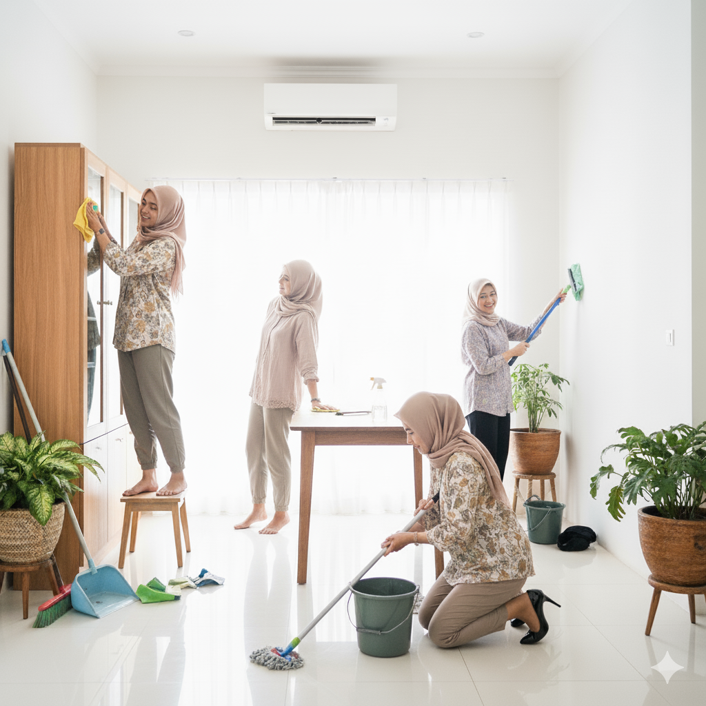 5 Manfaat Bersih Bersih Rumah