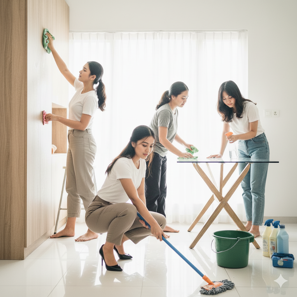 5 Manfaat Bersih Bersih Rumah