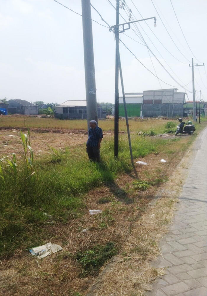 Jual Tanah 2.561 m2 di Menganti Gresik Dekat Pasar Menganti, RS Eka Husada Menganti