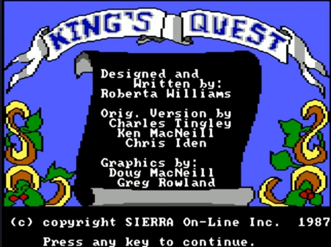 King Quest 1, game jadul
