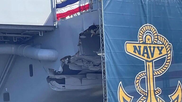 Kerusakan Kapal Induk USS Truman Belum Diperbaiki, Apa Alasannya ?