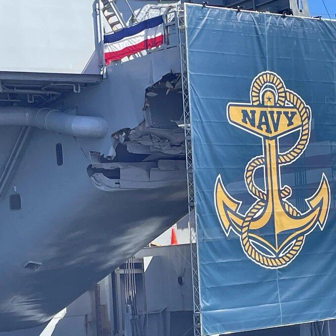 Kerusakan Kapal Induk USS Truman Belum Diperbaiki, Apa Alasannya ?