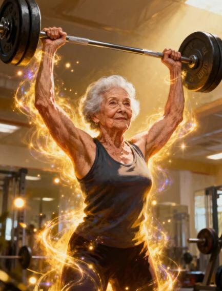 Nenek canggih sedunia,usia 89 th juara angkat berat dunia,