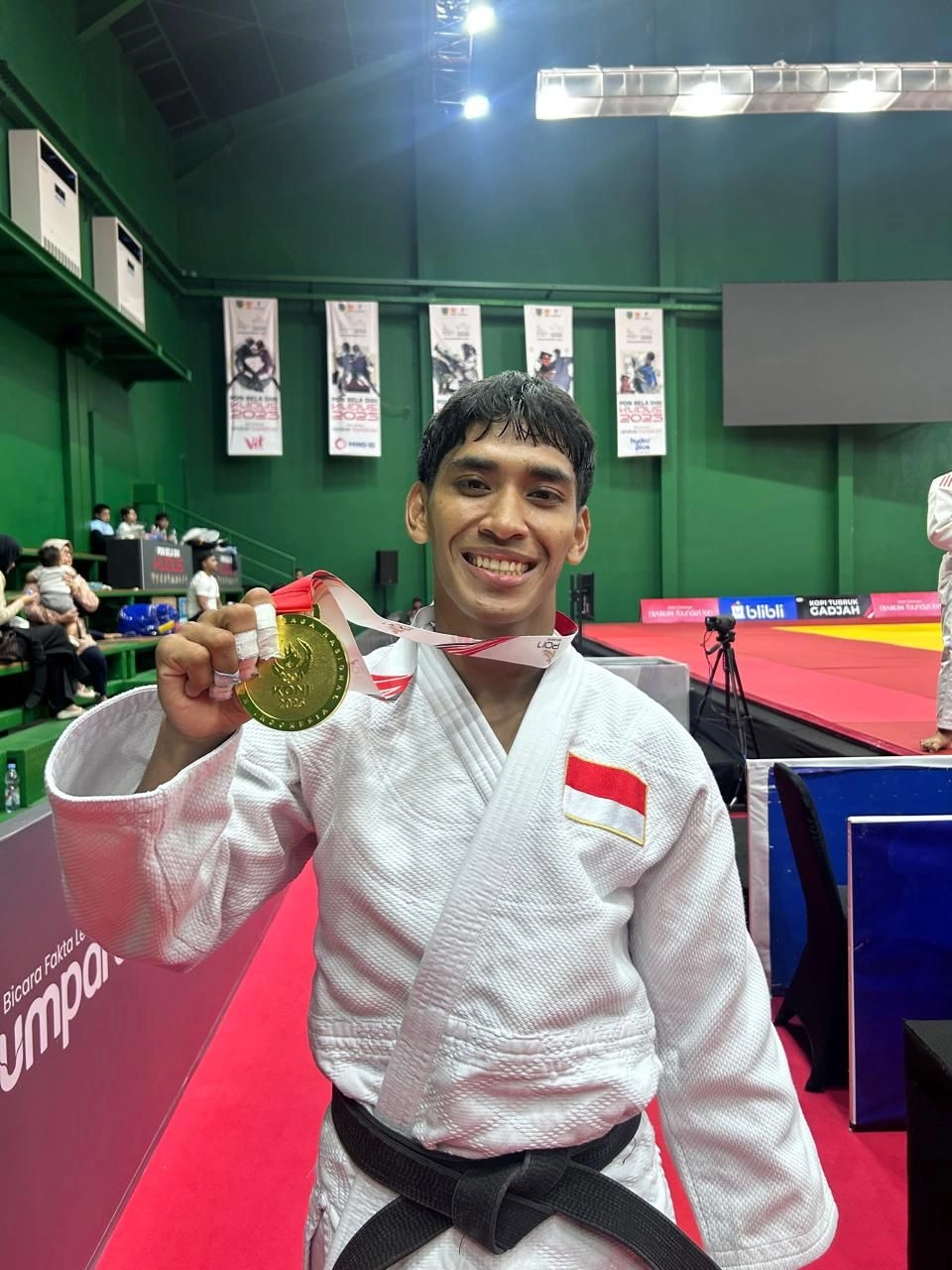Harumkan Nama Jakarta, Judoka Muhammad Jamil Reza Menang 11-0!
