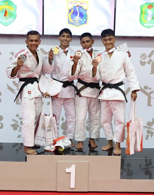 DKI Dominasi Pertandingan Judo Hari Pertama di PON Bela Diri Kudus 2025