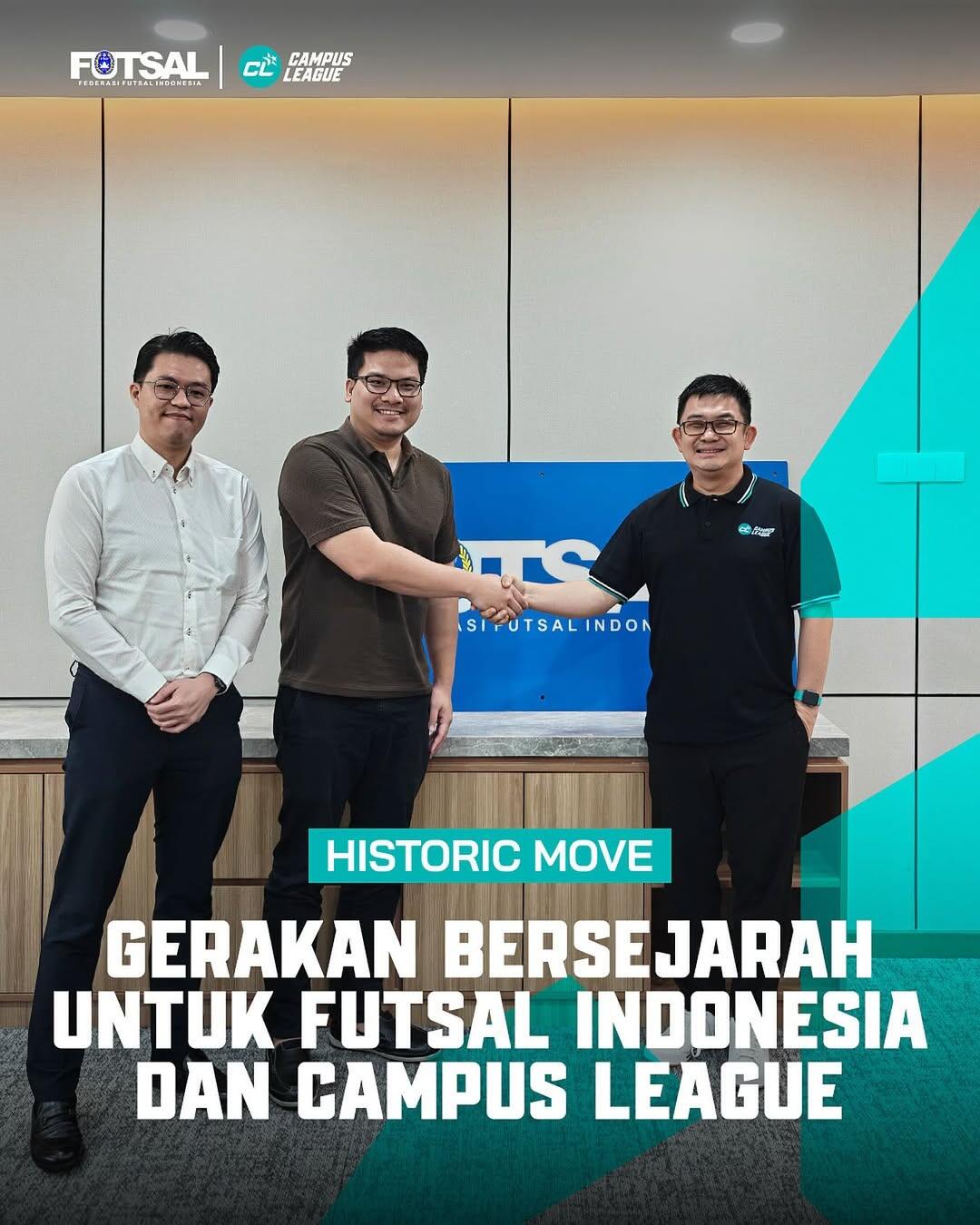 FFI & Campus League Sepakati Kemitraan Pembinaan Futsal Kampus