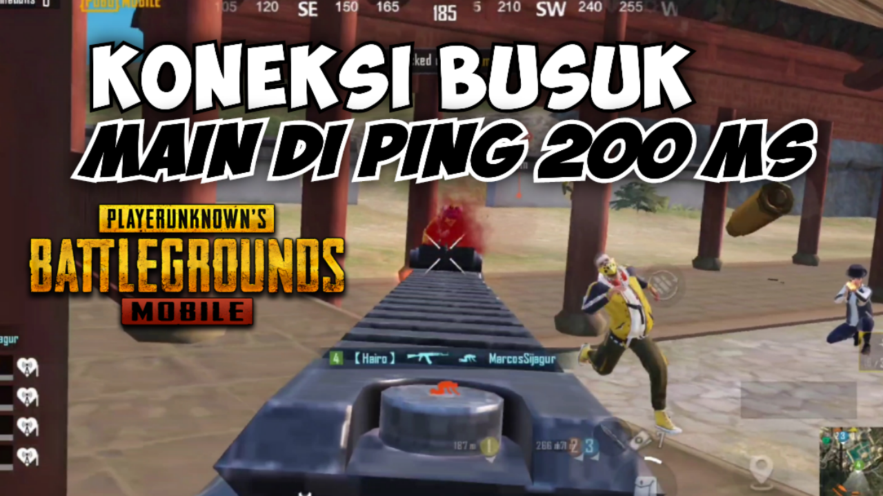 &#91;Video&#93; Koneksi Busuk. Main Di Ping 200 ms - PUBG MOBILE