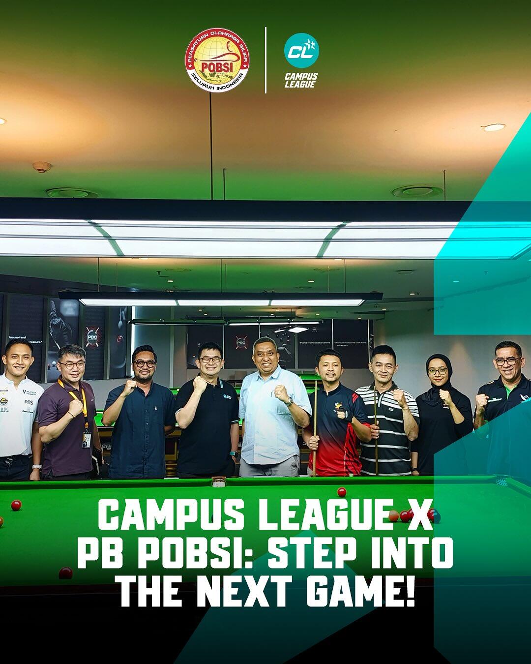 Campus League Gandeng PB POBSI Wujudkan Pembinaan Atlet dari Kampus