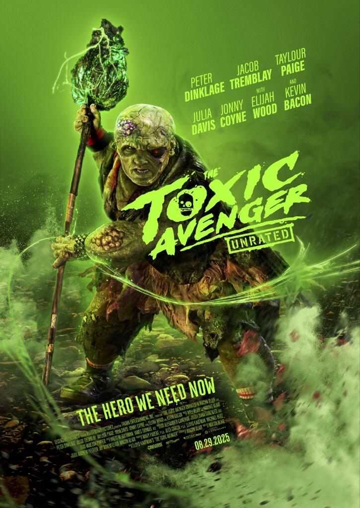 🧪 &ldquo;The Toxic Avenger&rdquo; (2025): Peter Dinklage Jadi Monster Pahlawan